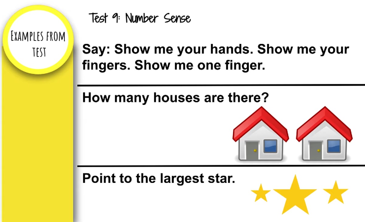 Woodcock Johnson Test IV Number Sense