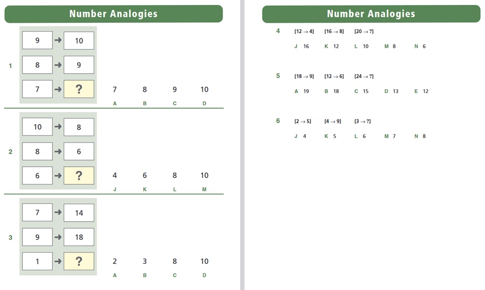 cogat test grade 2 practice questions