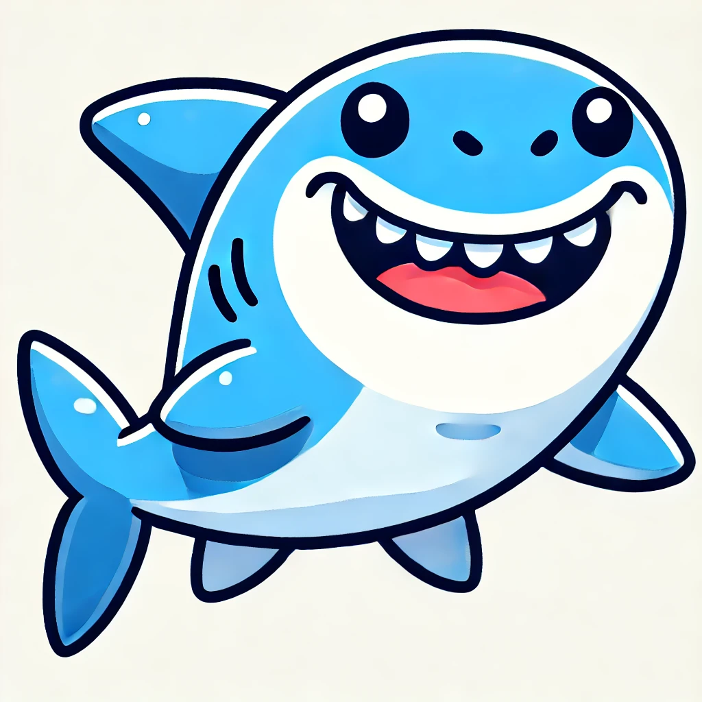 cute easy shark drawing sketch for boys