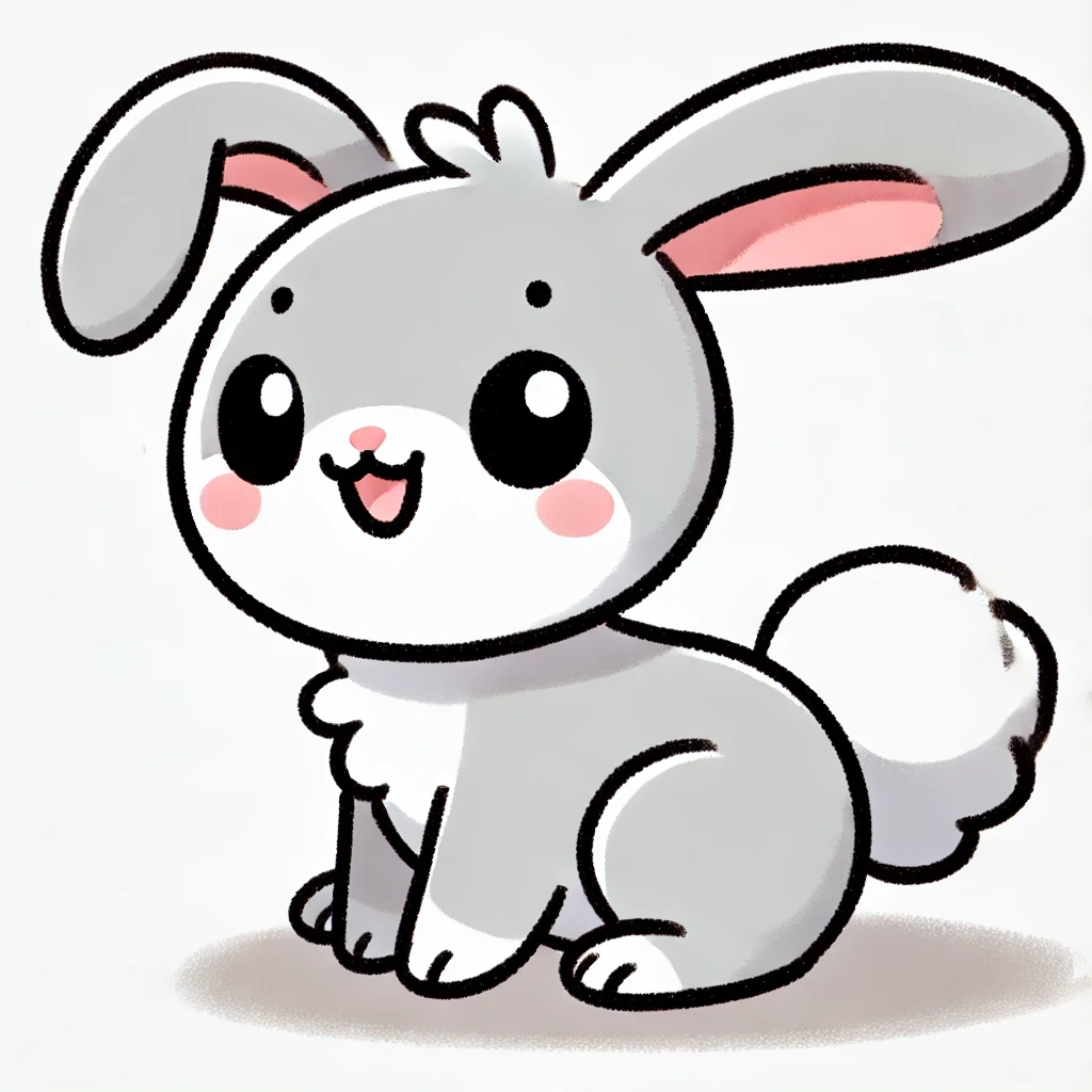 easy bunny drawing cute stuff to draw