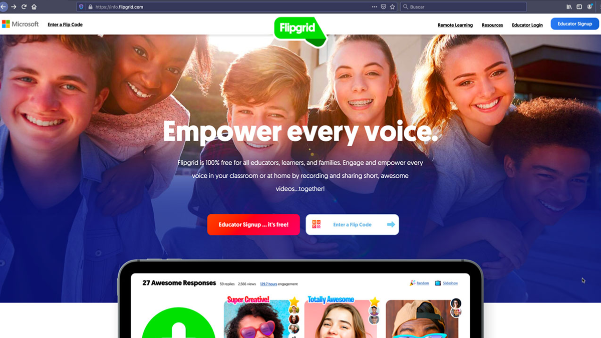 flipgrid login