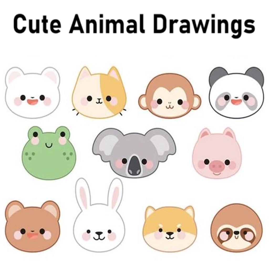 how to draw cute animals cute animal drawings